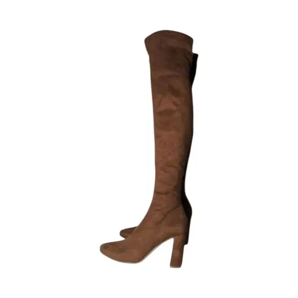 NWOB STEVE MADDEN Ramona Faux Suede Over The Knee Boot Size 7M - Picture 4 of 6